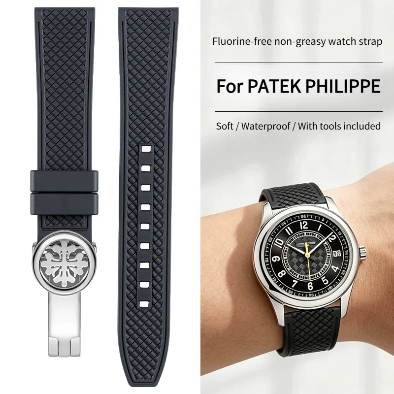 Patek Philippe Watch Calatrava - Horlogeband van fluorrubber laat geen stof