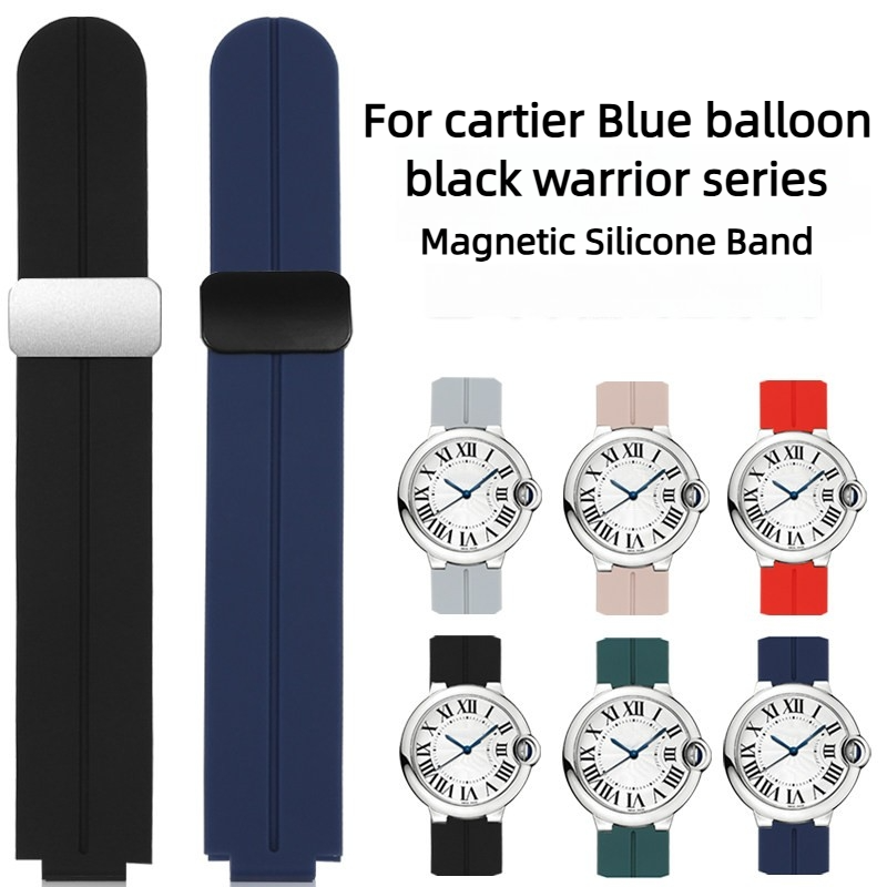 Cartier Watch Ballon Bleu - Convexe magnetische horlogeband voor Cartier Ballon