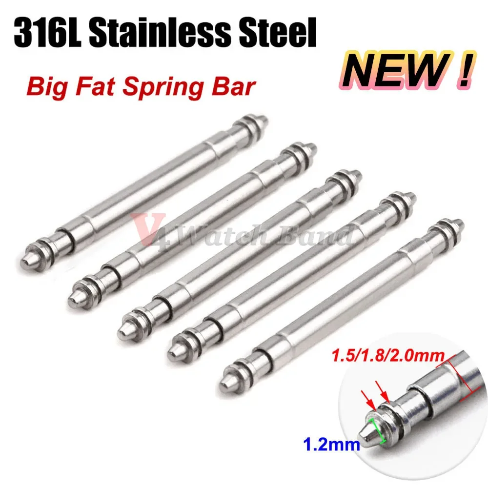 Spring Bar Tool Set - 316L Roestvrij Staal Grote Vet Horlogeband