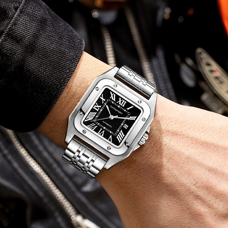 Cartier Watch Santos - Hoogwaardig luxe vierkant automatisch mechanisch horloge
