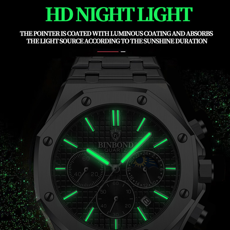 BINBOND Kwaliteit Herenhorloge - Rolex Watch Daytona recensie en prijs