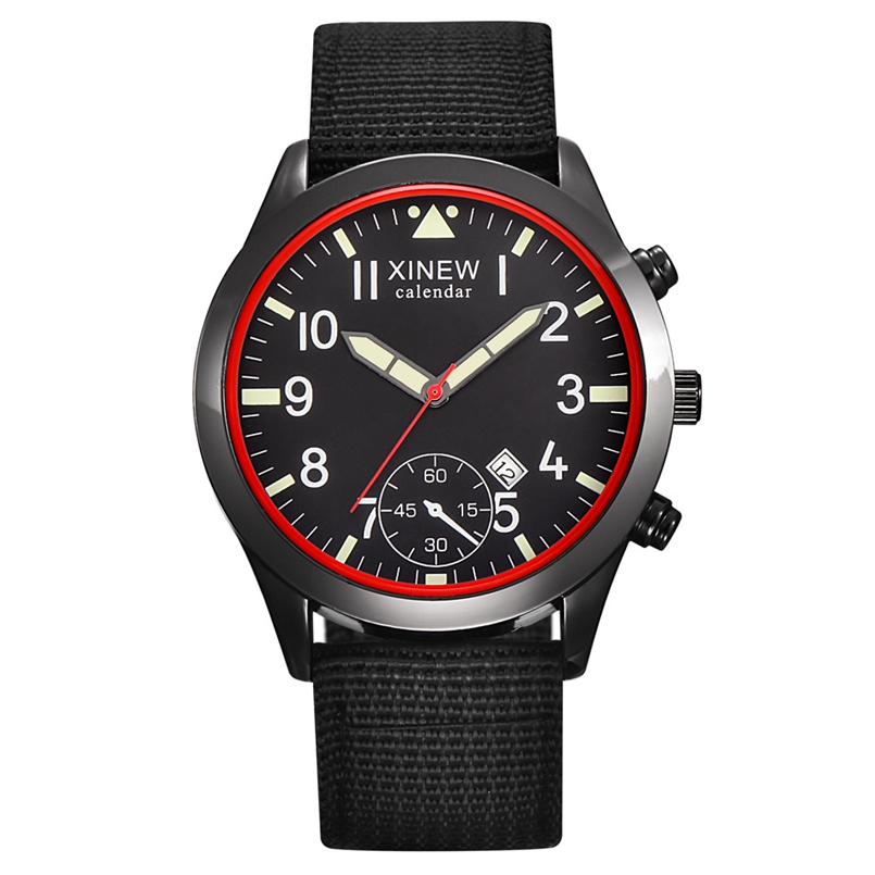 2020 Xinew Horloges Mannen Fas - Canvas Strap Watch recensie en prijs