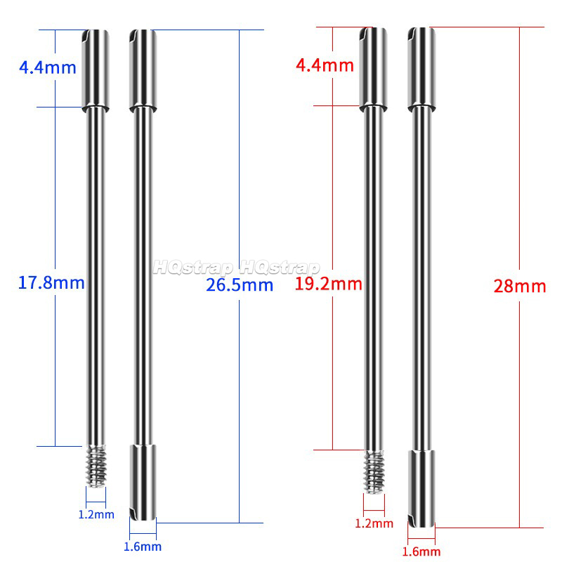 2 stuks Rvs Schroef Pins voor  - Audemars Piguet Watch Royal Oak recensie en prijs