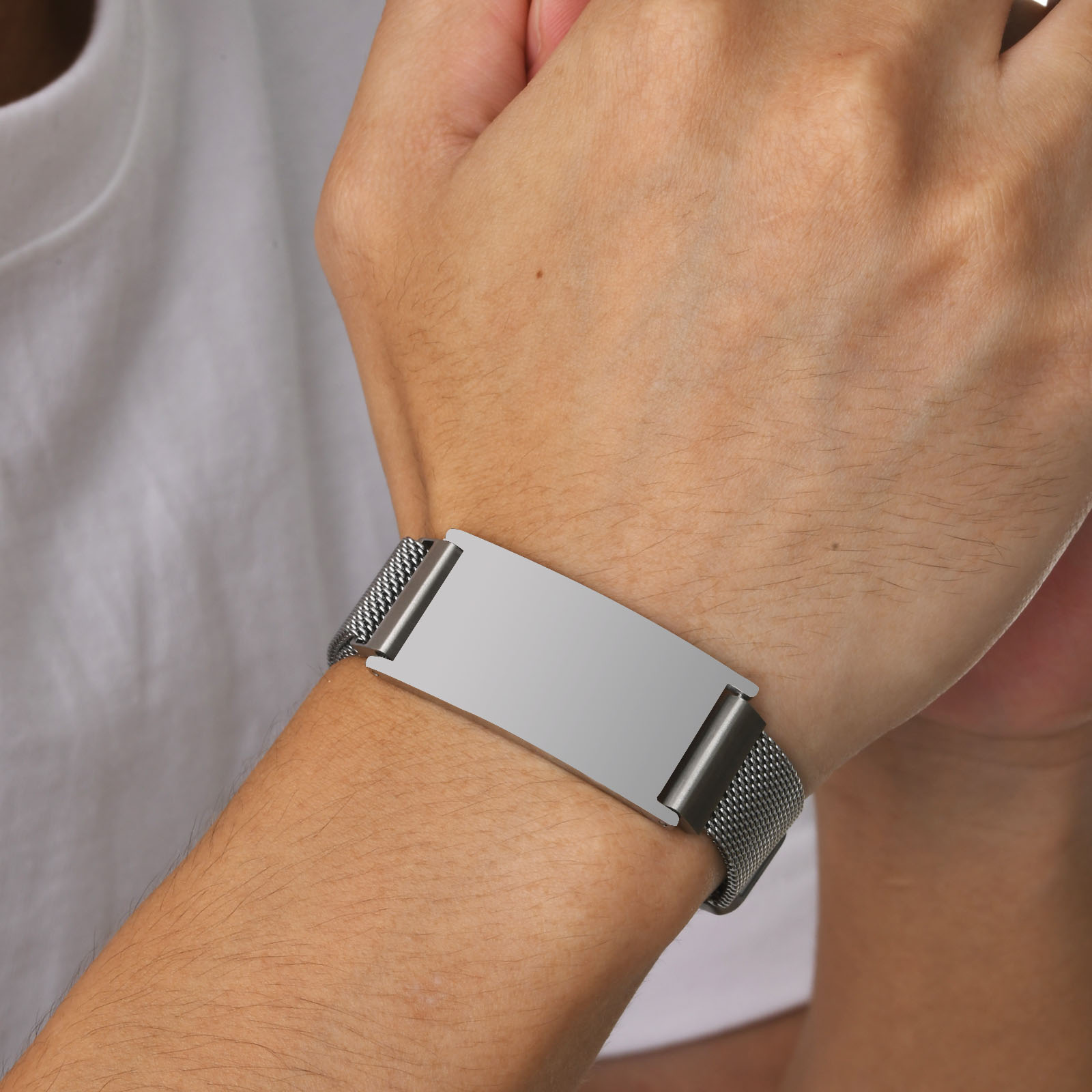 Dikke magnetische mesh-bandarm - Mesh Strap Metal recensie en prijs