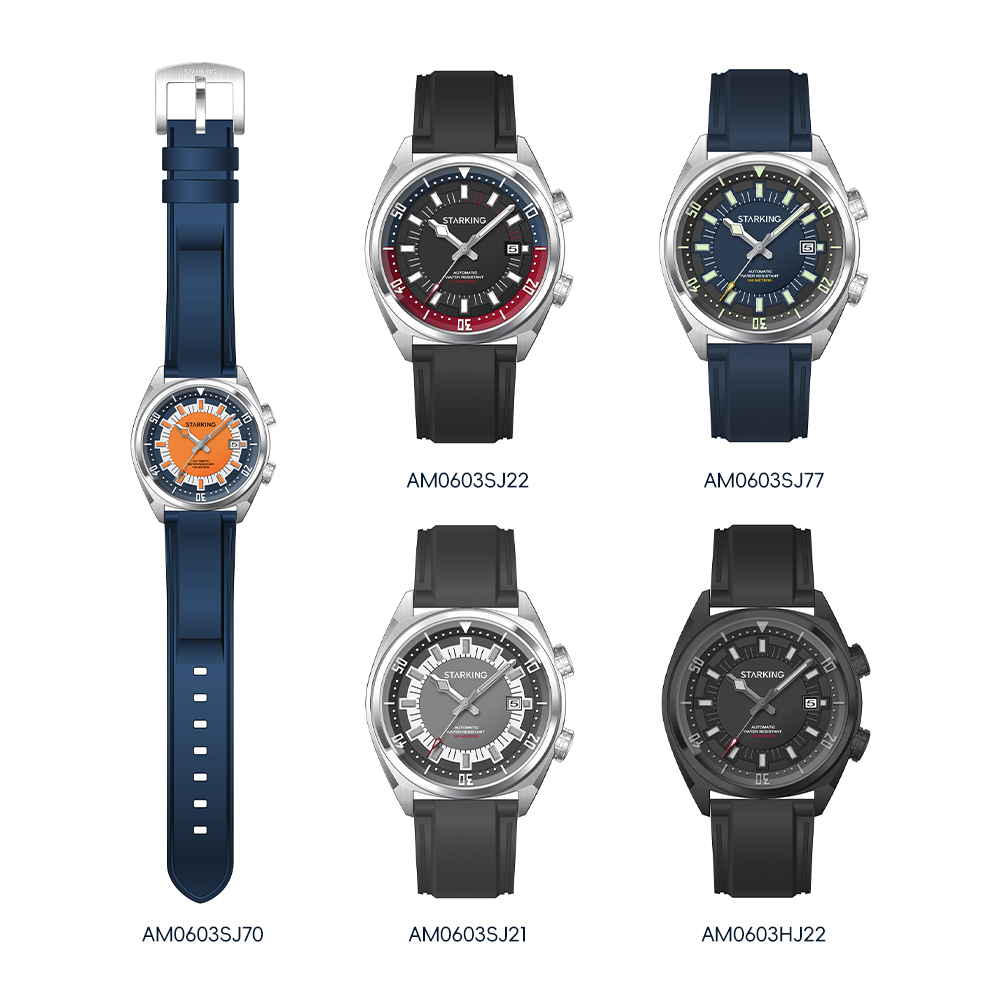 STARKING heren automatische 82 - Rubber Strap Diver recensie en prijs