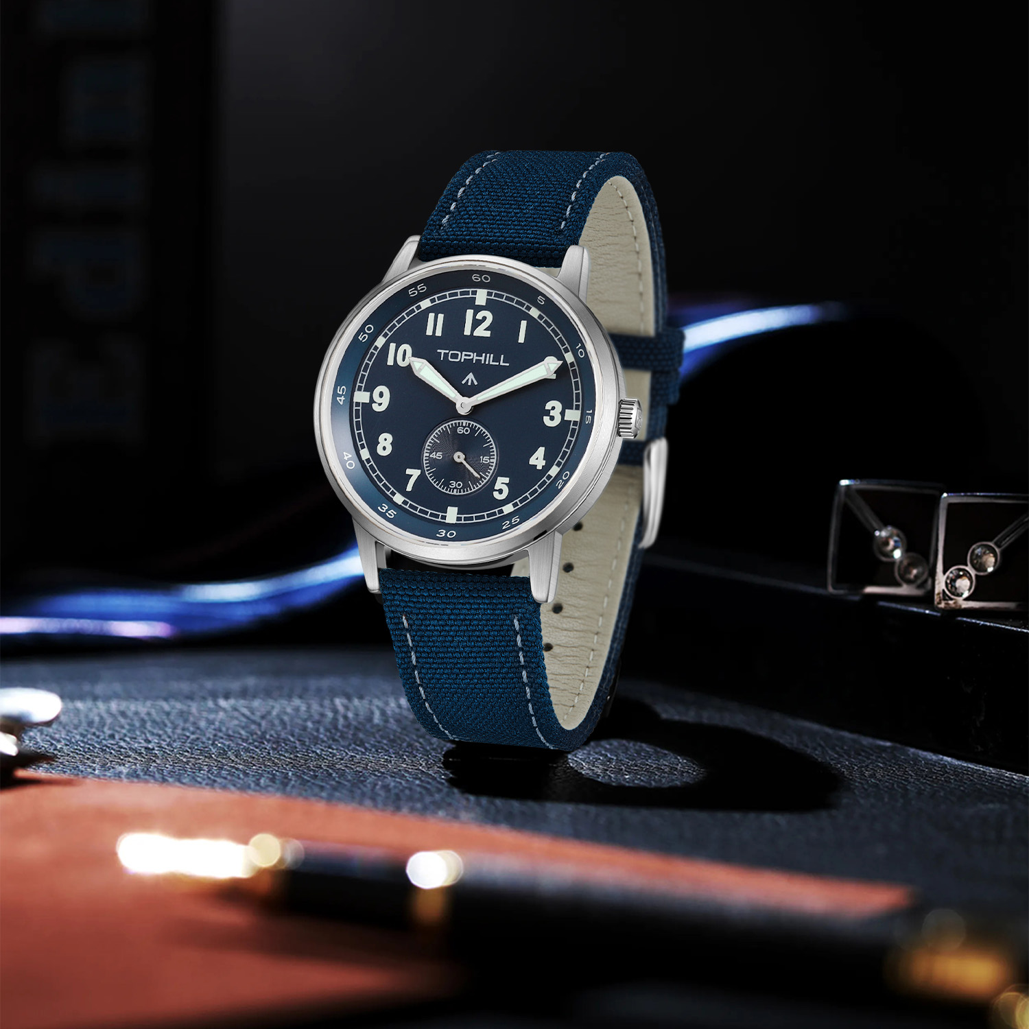 2025 Nieuwe TOPHILL TW099G 40m - Canvas Strap Watch recensie en prijs