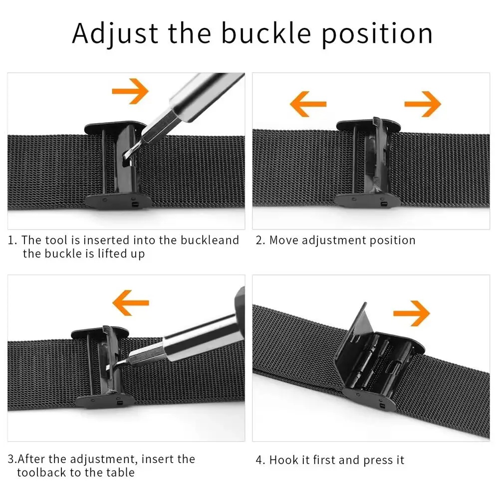 Metalen banden voor CMF Watch  - Mesh Strap Metal recensie en prijs