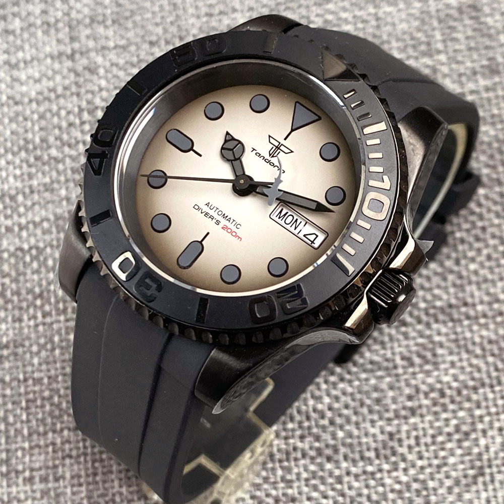 Tandorio 200M Waterdicht Nh36a - Rubber Strap Diver recensie en prijs
