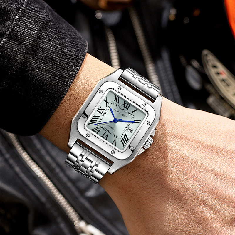 Hoogwaardig luxe vierkant auto - Cartier Watch Santos recensie en prijs