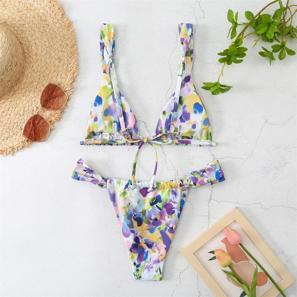 Vintage Print Bikini String Ba - Tropic Strap Vintage recensie en prijs