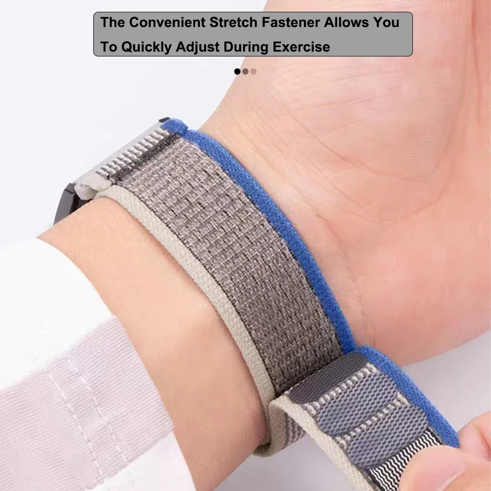 20/22mm Trail Loop Horlogeband - Sport Loop Velcro recensie en prijs
